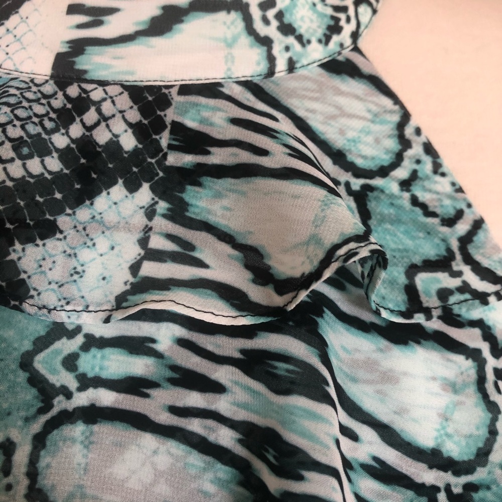 Marciano Tiered Ruffle Halter Neck Party Dress - Picture 5 of 7